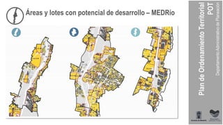 Áreas y lotes con potencial de desarrollo – MEDRío
 