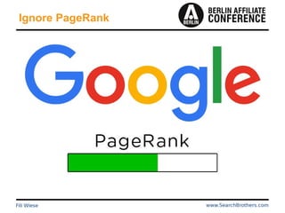 Ignore PageRank
