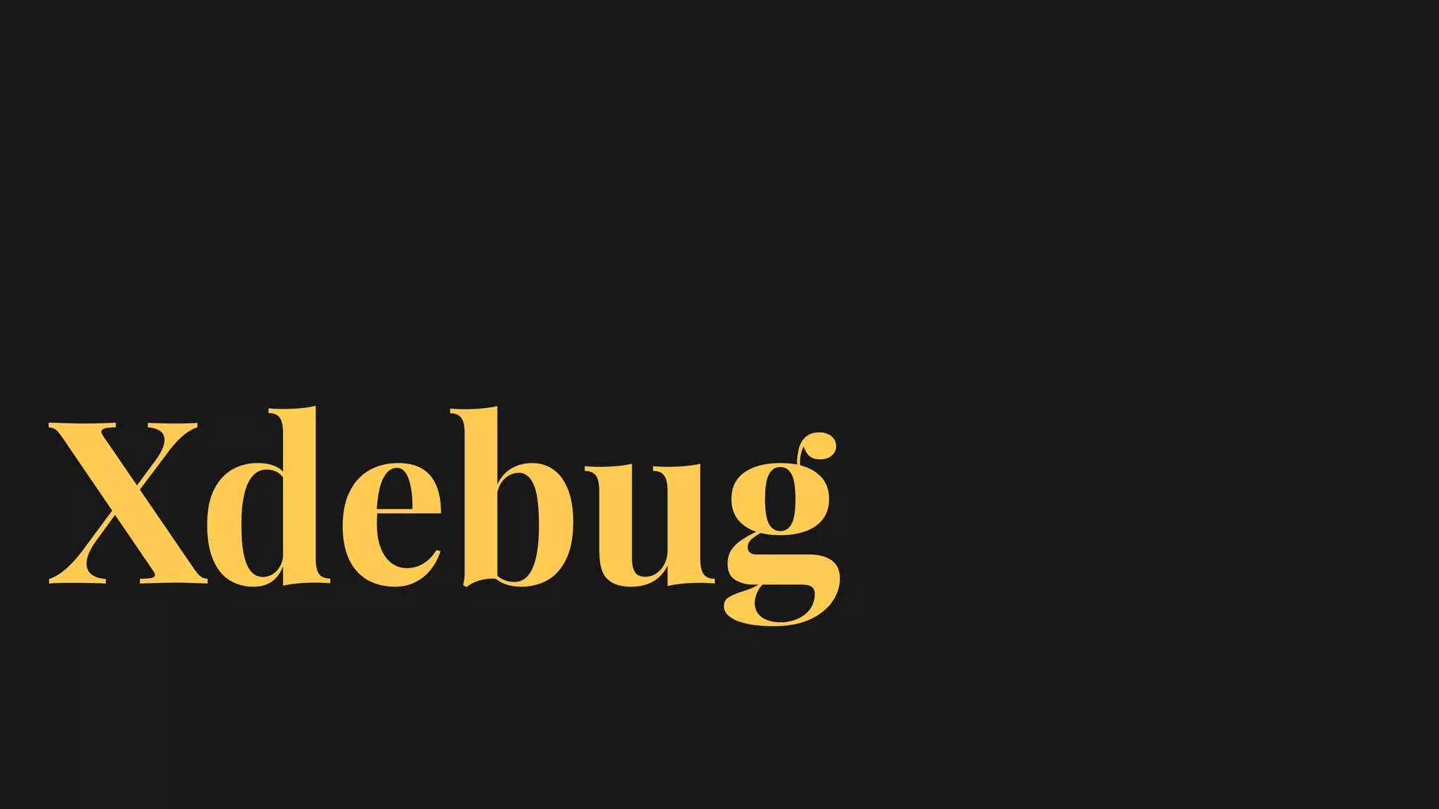 Xdebug
 