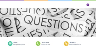 32
COMPANY NAME
1234 Long Beach
Los Angeles California
EMAIL
INFO@NETPROFILER.NL
TELEFOON
+31 (0)20 345 94 88
WEBSITE
WWW.NETPROFILER.NL
 