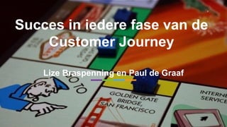 4
Lize Braspenning en Paul de Graaf
Succes in iedere fase van de
Customer Journey
 