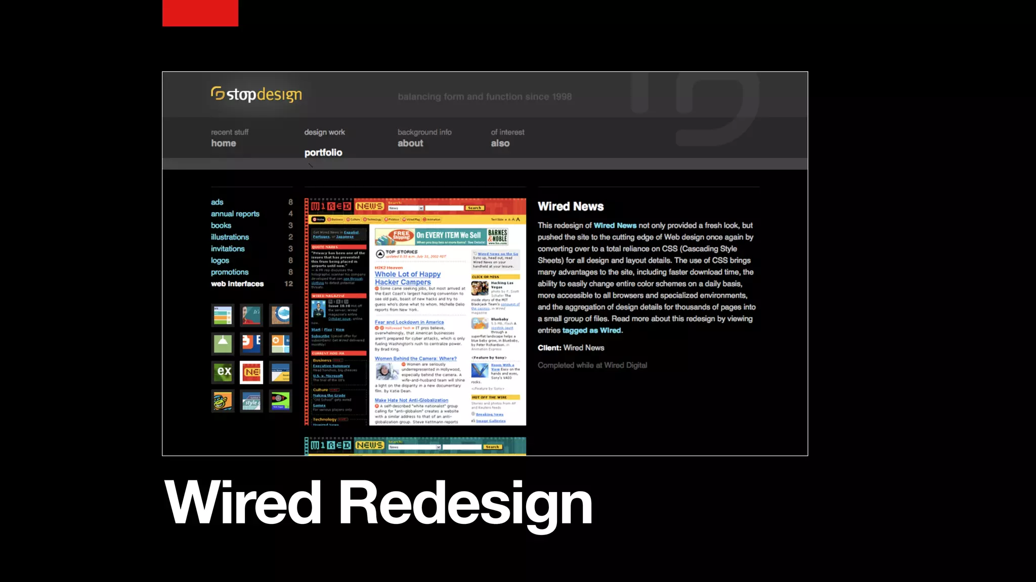 Wired Redesign
 