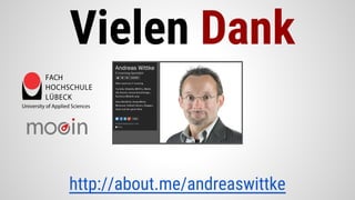 http://about.me/andreaswittke
Vielen Dank
 
