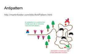 Antipattern
http://martinfowler.com/bliki/AntiPattern.html
 