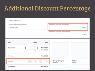 Additional Discount Percentage
 