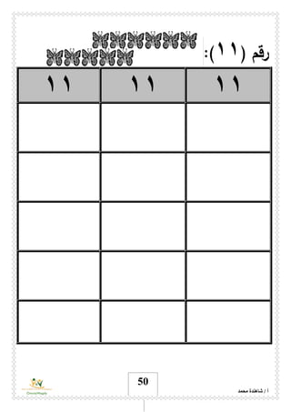 ‫محمد‬ ‫شاهندة‬ / ‫أ‬
51
( ‫رقم‬١١:)
١١١١١١
 