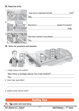 Mr Waleed El_Sayed 6th Primary – 1st
Term
17
 