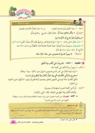 • علق على هذه العبارة. 
تحدث: عن *أهمية الح |صول على موارد متجددة للطاقة مو 9ضحا كيف تر 7شد ا 6ستهلاك 
الكهرباء فى المنزل وال {شارع والعمل؟ 
الوحَدْةَ الثالثة 
مطابع روزاليو 6سف - الف €صل الدرا 6سى الأول 59 
الدر 6س الثانى 
 