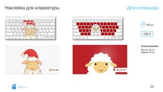 25
Наклейка для клавиатуры Для интерьера
GiftsPro.ru
>200 i
100 шт.
 