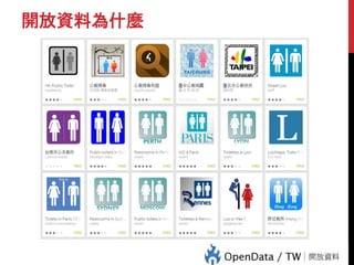 開放資料為什麼
 