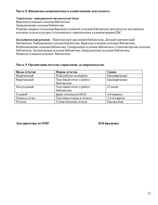 Текстовой отчет сельской библиотеки за 2017 год