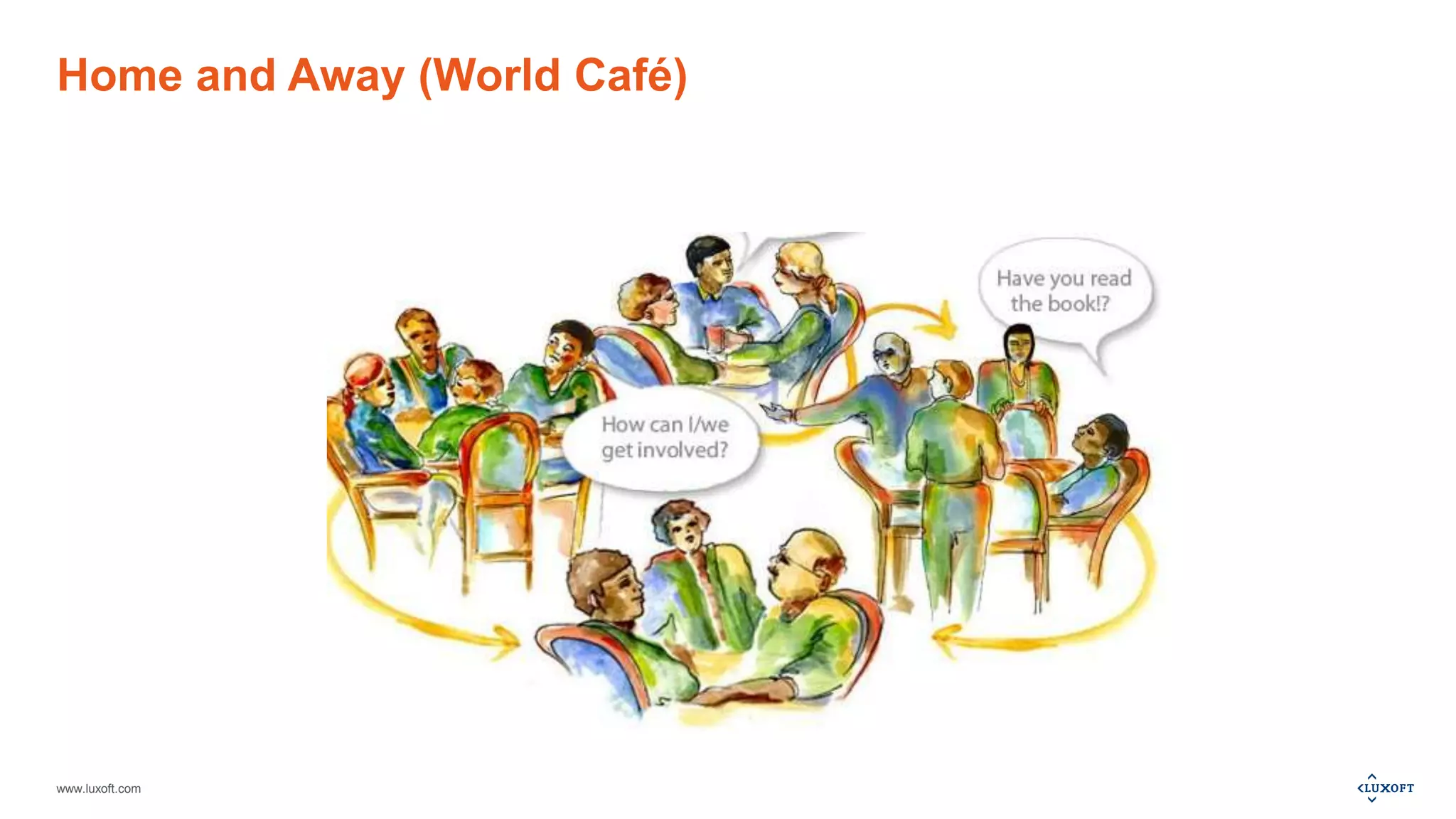 www.luxoft.com
Home and Away (World Café)
 