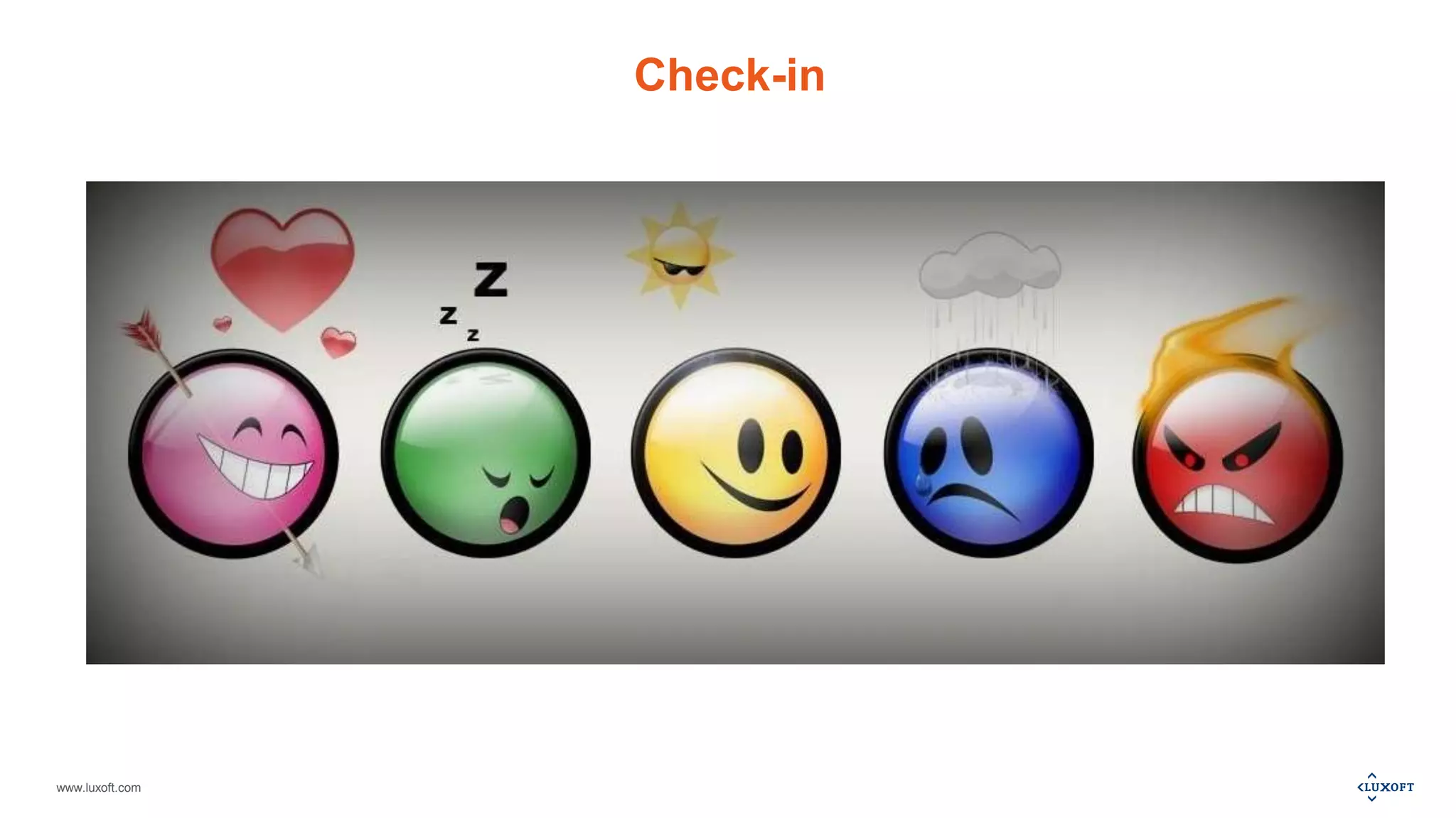 www.luxoft.com
Check-in
 