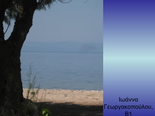 Ιωάννα
Γεωργακοπούλου,
Β1
 