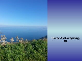 Πάνος Αλεξανδράκης,
Β2
 