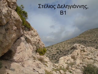 Στέλιος Δεληγιάννης,
Β1
 