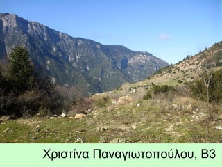 Χριστίνα Παναγιωτοπούλου, Β3
 