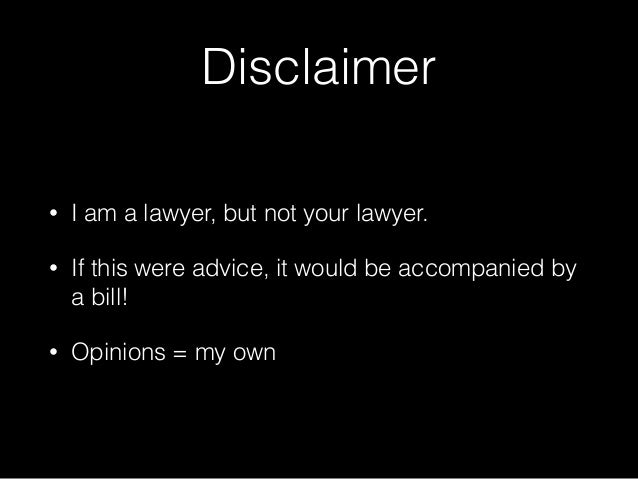 copyright disclaimer