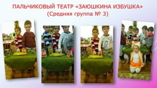 ПАЛЬЧИКОВЫЙ ТЕАТР «ЗАЮШКИНА ИЗБУШКА»
(Средняя группа № 3)
 