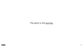 129
The point is the journey
 