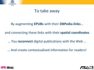 LocWeb2015 - Reconnecting Digital Publications to the Web Using their Spatial Information