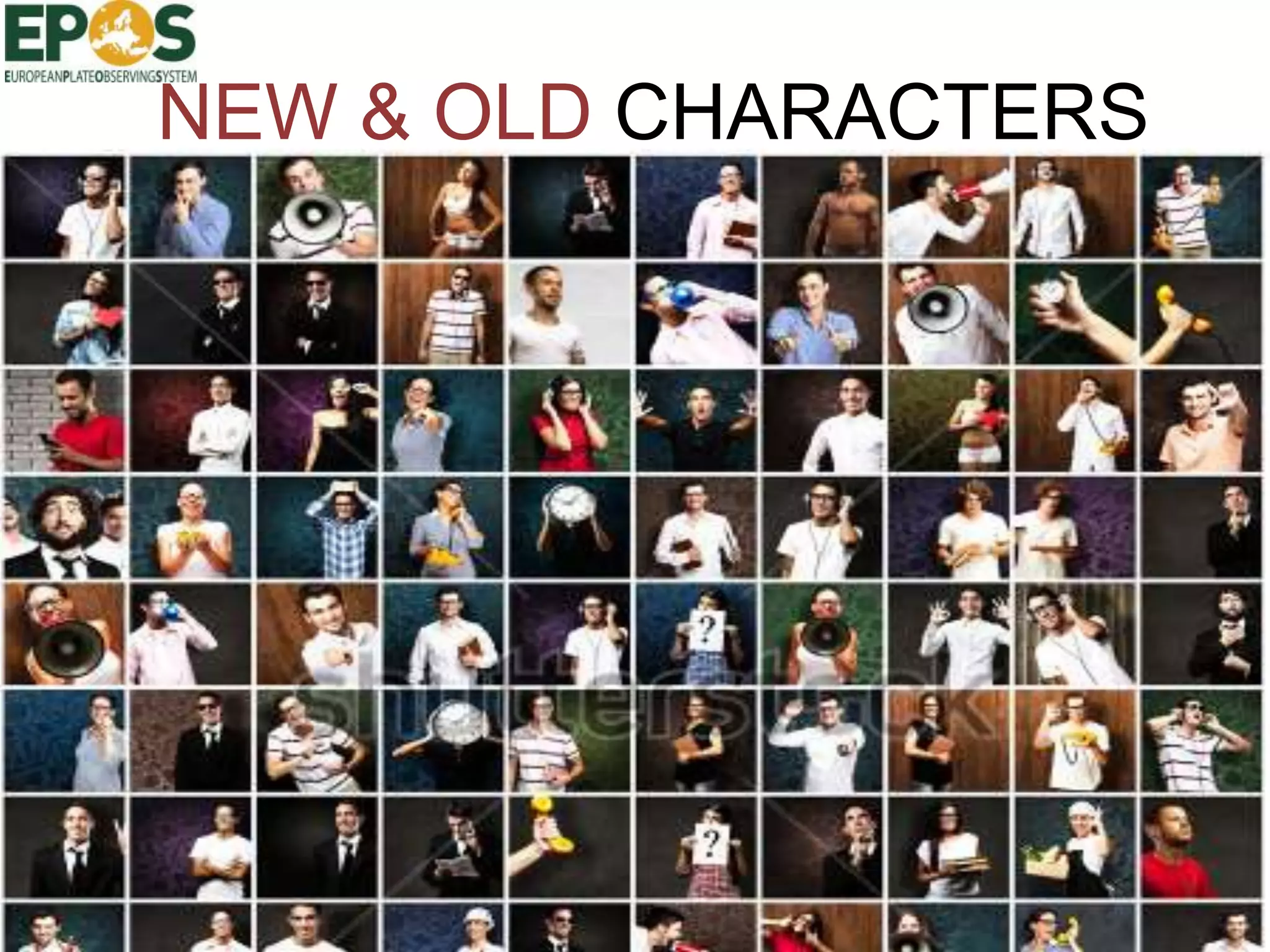 NEW & OLD CHARACTERS
 