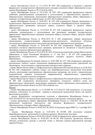 Учебный План 2015 Год | PDF
