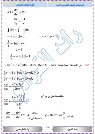 -16-
‫حسن‬ ‫فاضل‬ ‫ائد‬‫ر‬ ‫عداد‬‫ا‬‫املدرس‬
 