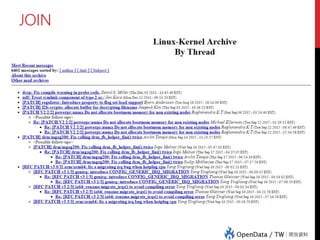 JOIN
Q : 那為什麼
要把議題放上 Join
 