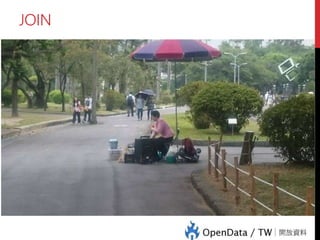 JOIN
因為人民開始習慣
在網路上表達意見
 