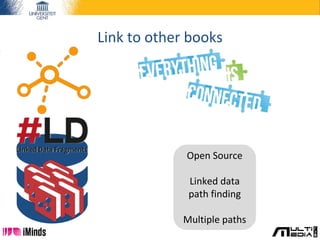 Link to other books
Open Source
Linked data
path finding
Multiple paths
 