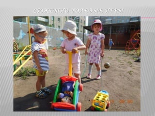 СЮЖЕТНО-РОЛЕВЫЕ ИГРЫ
 