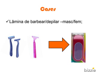 Cases
Lâmina de barbear/depilar –masc/fem;
 