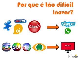 Por que é tão difícil
inovar?
 