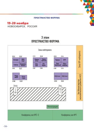 -16-
ПРОСТРАНСТВО ФОРУМА
 