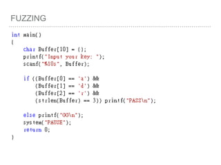 FUZZING
 