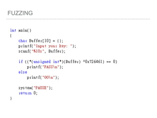 FUZZING
 