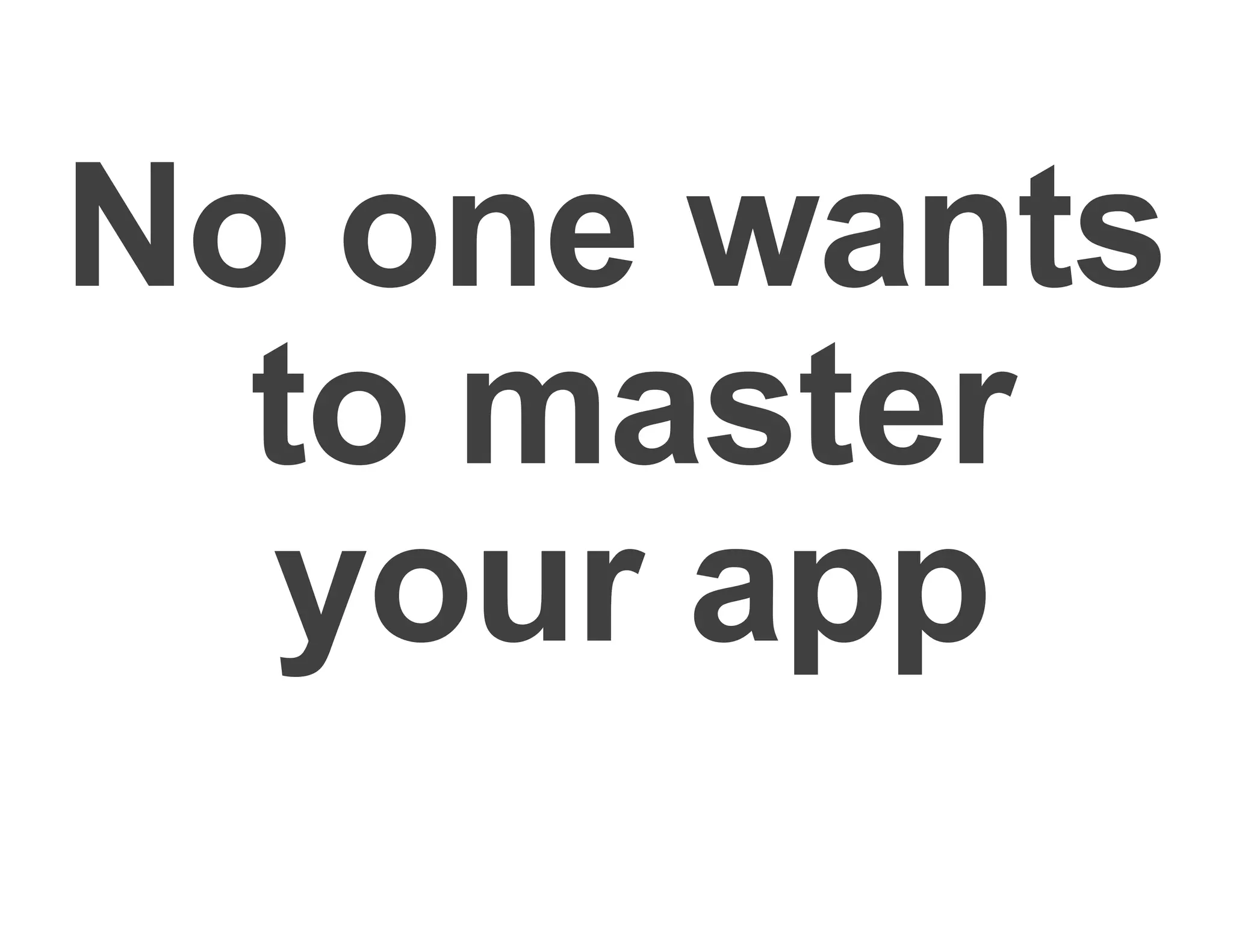 Design for the post UX UX
 