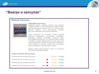 “Виагра в капсулах”
Copyright© Pfizer 2015 23
 