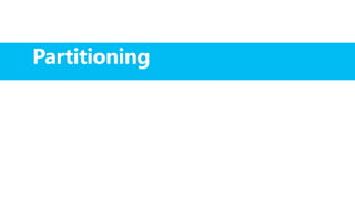 Partitioning
 