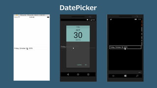 DatePicker
 