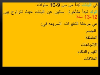 المراهقة