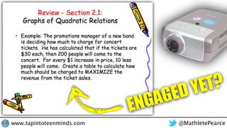 @MathletePearcewww.tapintoteenminds.com
ENGAGEMENT
“There are several types/categories of engagement – academic,
cognitive...