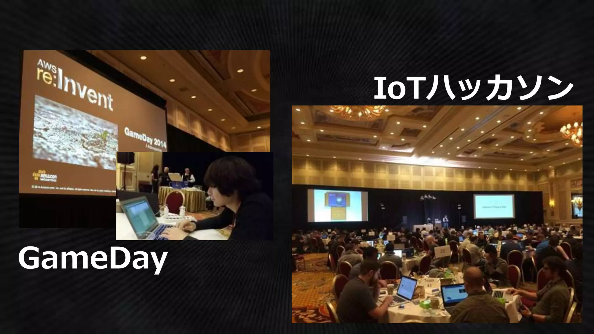 GameDay
IoTハッカソン
 