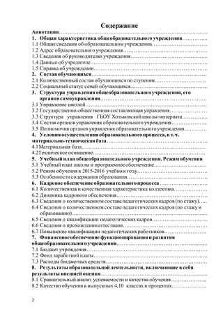 Публичный Доклад Хши 2015 2016гг | PDF