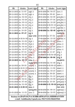 2015 2016 manmatha samvatsara kaalanirnaya panchangam  l s siddhanthy