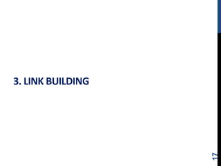 3. LINK BUILDING
17
 