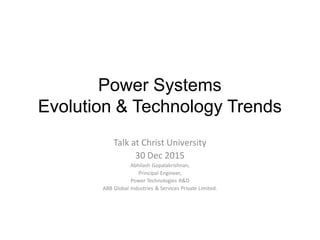 Future Power Systems Trends | PDF