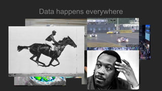 Data happens everywhere
 