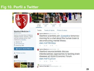 Fig 10. Perfil a Twitter
29
 